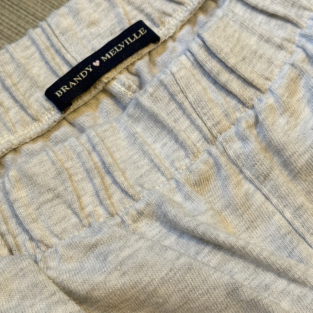 Brand New Brandy Melville Light Gray Lounge Sweatpants